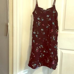 Spaghetti strap dress.